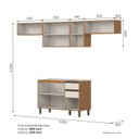 Ver imagem 4 de Cozinha Modulada Compacta 5 Peças Venaly