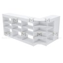 Ver imagem 2 de BALCÃO CAIXA EM L TAMPO DE MDF M348.B (CAIXA, LOJA) MUNDI MOVEIS