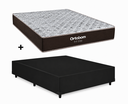 Ver imagem 3 de Cama Base Casal Preto Colchão Fit D33 Espuma 138x188 - Ortobom