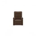 Ver imagem 4 de Poltrona Columbia Retrátil/reclinável Porta Copos Suede Marrom - Xflex Sofás
