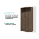 Ver imagem 2 de Armário Multiuso Sala 528 c/ 2 Portas de Correr Freijo - Carraro
