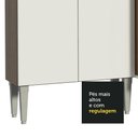 Ver mais imagens de Armário de Cozinha Compacta 229cm Branco/Rustic Emilly Pop Madesa 02