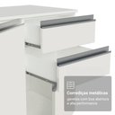 Ver imagem 7 de Armário de Cozinha Completa 100% Mdf 310 Cm Smart 01 Branco