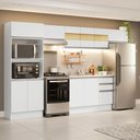 Ver imagem 1 de Armário de Cozinha Completa 100% Mdf 310 Cm Smart 01 Branco