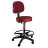 Cadeira Mocho Secretária Giratório Estética Massagista e Tatuador - 1
