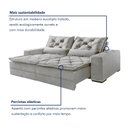 Ver imagem 6 de Sofá Reclinável 4 Lugares 230cm Dallas