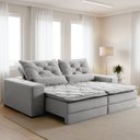 Ver imagem 1 de Sofá Reclinável 4 Lugares 230cm Dallas