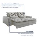 Ver mais imagens de Sofá Reclinável 4 Lugares 230cm Dallas