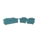 Ver imagem 1 de Um Sofá 3 Lugares + Duas Poltronas Chesterfield Merlo- Suede Tiffany / decoração, sala de estar,