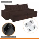 Ver imagem 7 de Sofá Retrátil e Reclinável 3 Lugares 210cm Bérgamo