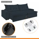 Ver imagem 7 de Sofá Retrátil e Reclinável 4 Lugares 230cm Bérgamo 