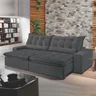 Sofá Retrátil e Reclinável 4 Lugares 230cm Bérgamo  - 1