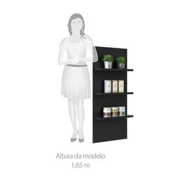 Painel de Cozinha 3 Prateleiras Suprema Luciane Móveis - 3