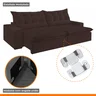 Sofá Retrátil e Reclinável 4 Lugares 230cm Bérgamo  - 7