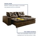 Ver imagem 5 de Sofá Reclinável 4 Lugares 230cm Dallas