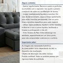 Ver imagem 7 de Sofá Retrátil e Reclinável 4 Lugares 290cm Bérgamo Cinza Veludo Grafite