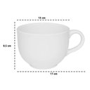 Ver imagem 5 de Caneca em Cerâmica Jumbo Oxford 740 Ml Branco