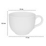 Caneca em Cerâmica Jumbo Oxford 740 Ml Branco - 5