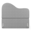 Ver imagem 5 de Cabeceira Orgânica Cama Box King Size Sea 195cm com Frame Bouclé Cinza Claro - Desk Design