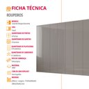 Ver imagem 7 de Guarda Roupa Casal Atacama Mdf 8 Portas 8 Gavetas e 4 Prateleiras Moderna Mobília