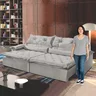 Sofá Retrátil e Reclinável 4 Lugares 230cm Agatha  - 10