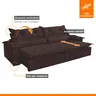 Sofá Retrátil e Reclinável 4 Lugares 230cm Agatha  - 9