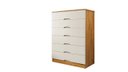 Ver imagem 1 de Cômoda para Quarto 6 Gavetas Sevilha Made Marcs - Peroba Off
