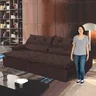 Sofá Retrátil e Reclinável 3 Lugares 250cm Espuma D28 Agatha  - 10