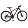 Bicicleta aro 29 mountain bike preta/vermelha tam19 - 1