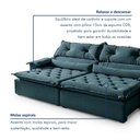 Ver mais imagens de Sofá Retrátil e Reclinável 4 Lugares 250cm Agatha