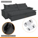 Ver imagem 7 de Sofá Retrátil e Reclinável 5 Lugares Agatha