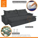 Ver imagem 5 de Sofá Retrátil e Reclinável 5 Lugares Agatha