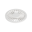 Ver imagem 1 de 10 Unidades Grelha Redonda Radial para Caixa Sifonada Tam. 100mm Cor Branco Durín
