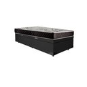 Ver imagem 3 de Cama Box Baú Solteiro Colchão Aylla Espuma D33 Acolchões + Box Suede 57x88x188 Cor:Preto