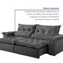 Ver imagem 7 de Sofá Retrátil e Reclinável 3 Lugares 230cm Ouro Preto