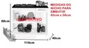 Ver imagem 5 de Balcao P/ Cooktop 5 Bocas E P/ Forno Modelo Hond Gabinete! PASSE BEM