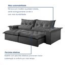 Ver imagem 7 de Sofá Retrátil e Reclinável 3 Lugares 250cm Ouro Preto 