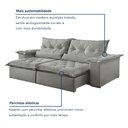 Ver mais imagens de Sofá Retrátil e Reclinável 3 Lugares 250cm Ouro Preto