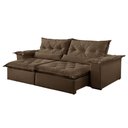 Ver imagem 2 de Sofá Retrátil e Reclinável 3 Lugares 250cm Ouro Preto 