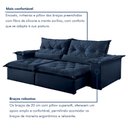 Ver imagem 7 de Sofá Retrátil e Reclinável 3 Lugares 290cm Ouro Preto 