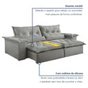 Ver imagem 7 de Sofá Retrátil e Reclinável 3 Lugares 290cm Ouro Preto 