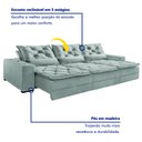 Ver imagem 2 de Sofá Reclinável 5 Lugares 320cm Dallas