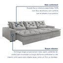 Ver imagem 6 de Sofá Reclinável 5 Lugares 320cm Dallas 