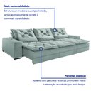 Ver imagem 4 de Sofá Reclinável 5 Lugares 320cm Dallas