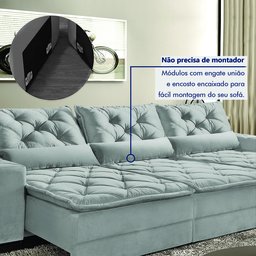 Sofá Reclinável 5 Lugares 320cm Dallas  - 8
