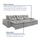 Ver mais imagens de Sofá Reclinável 5 Lugares 320cm Dallas 