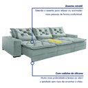 Ver imagem 3 de Sofá Reclinável 5 Lugares 320cm Dallas