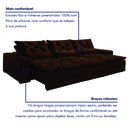 Ver imagem 5 de Sofá Reclinável 5 Lugares 320cm Dallas