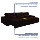 Ver imagem 3 de Sofá Reclinável 5 Lugares 320cm Dallas