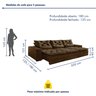 Sofá Reclinável 5 Lugares 320cm Dallas  - 3